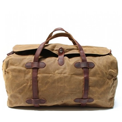 TP5 WaxTraveler II ™ XL - Toile cirée avec cuir véritable. Sac de voyage bagage à main weekender et sac bandoulière deux en un. 5 couleurs 